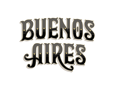 Buenos Aires - Logo for a Wine buenosaires design graphic design handmade illustration lettering logo packaging typography wine