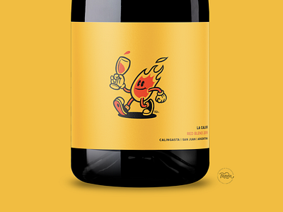 La Calor | Wine label design & Illustration