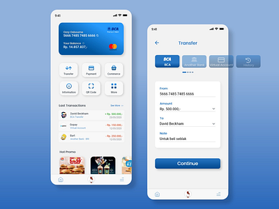 Banking app (BCA redesign)