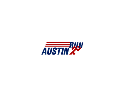 Austin Run - Logo Design branding clean design flat graphic design illustration logo vector