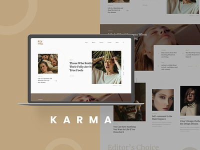 Karma - Blog Magazine Template (Home Page)