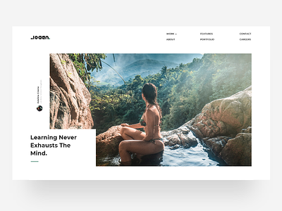 Logen - Featured blog clean clean ui editorial design header landingpage magazine minimal theme uiux