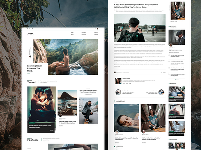 Logen - Blog/ Magazine Theme blog clean clean ui editorial design fashion header landingpage magazine minimal theme typography