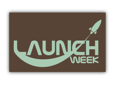 Launch Week Logo launch logo rocket