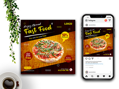 Restaurant Social Media Post Design