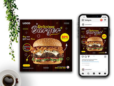 Restaurant Social Media Post Design ads design branding digital marketing fast food food menu design restaurant social media design