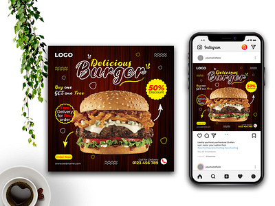 Restaurant Social Media Post Design