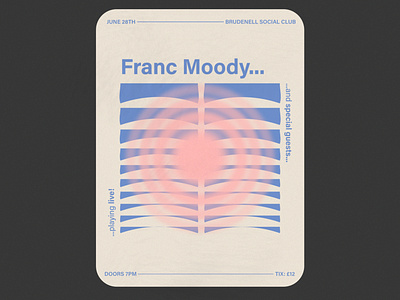 Franc Moody - Gig Poster Concept