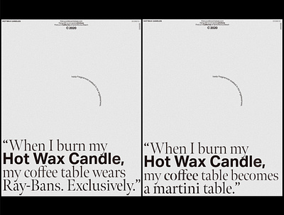 Hot Wax - Brand Design advertising art direction brand brand design brand identity branding branding concept california copy copywriting fragrance idenity poster poster art strategy