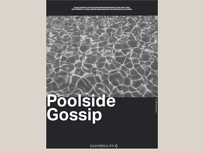 Poolside Gossip - Poster