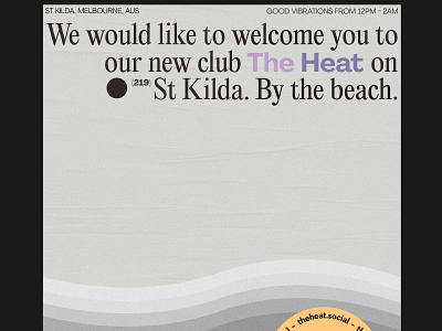 The Heat, Melbourne - Nightclub concept