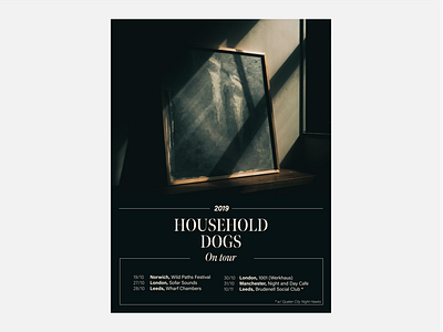 Household Dogs, UK Tour Poster