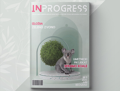 InProgress magazine cover adobe illustrator adobe photoshop art branding design graphic design illustration logo magazine magazine cover