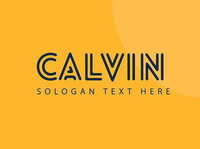 Calvin design flatdesign illustrator logo vector illustration