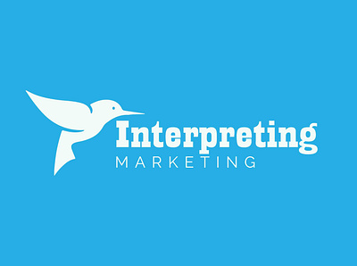 Interpreting Marketing businesscard flatdesign flyer design illustrator logodesign vector illustration