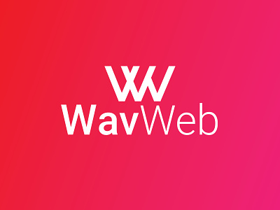 WavWeb Branding Logo branding design flat design flatdesign graphic design logo logo design logodesign minimalist