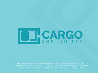 CARGO ONE LIMITED branding design flatdesign illustration illustrator logo logo design logodesign ui vector illustration