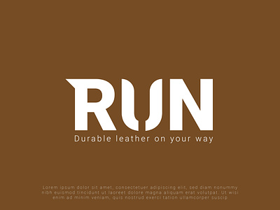 RUN branding design flatdesign illustration illustrator logo logo design logodesign vector illustration