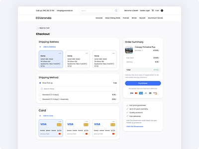 Website - Checkout Shipping / Payment info Design address confirm creditcard delivery ecommerce input order order details order summary payment method pickup place order price product design purchase ship shipment signup store pickup wireframe