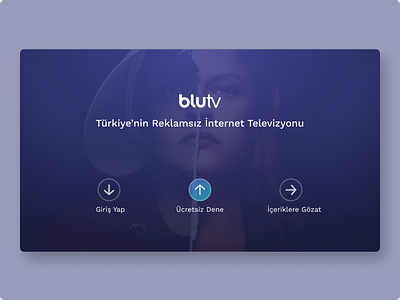 Blutv - Landing Page Design