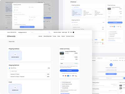 Checkout Shipping / Payment Information Pages add to address add to card branding checkout flows checkout page confirmation page jeffromi order confirmation payment payment method primary button product design search bar search box shipping shipping address top header ui design ux design website design