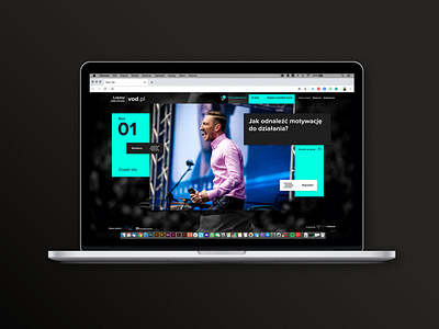 Łukasz Jakobiak VOD website adobe xd design graphic design ui web webdesign