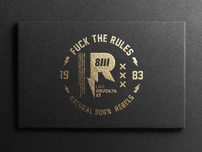 R83 Personal logo badge