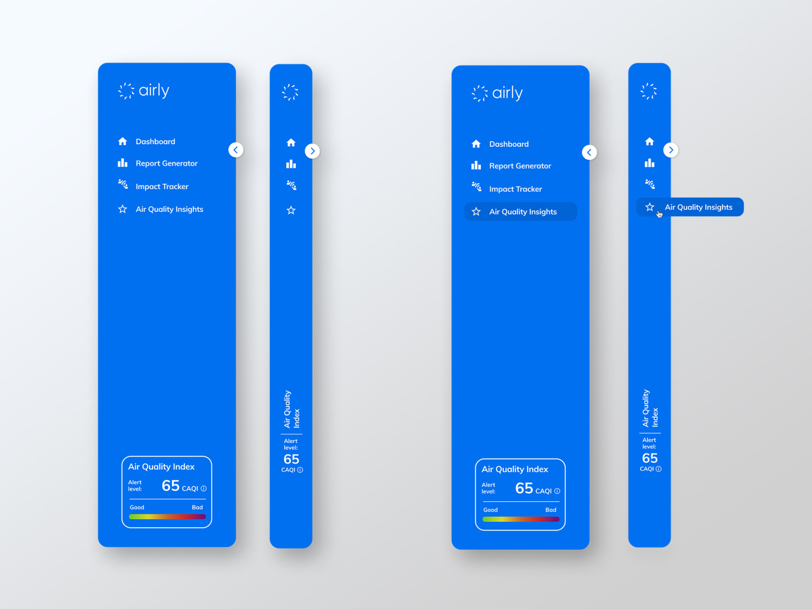 Sidebar by Maciek Pniewski on Dribbble