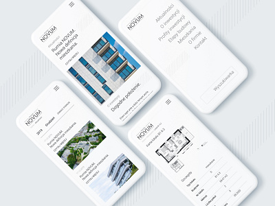 Mobile website of the new housing estate adobe xd design estate graphic design housing mobile mobile design mobile ui ui web