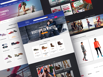 Shoebuy Ecommerce Website Design Development business website clean ui creative agency ecommerce business ecommerce design ecommerce shop heroimage home page landing page product display product page shoebuy shop shop theme shopping ui ux web design website website concept website design
