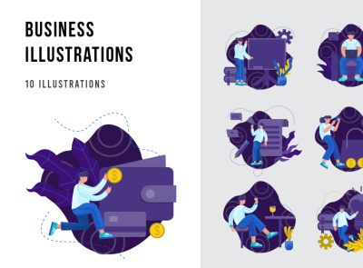 Business Illustrations people