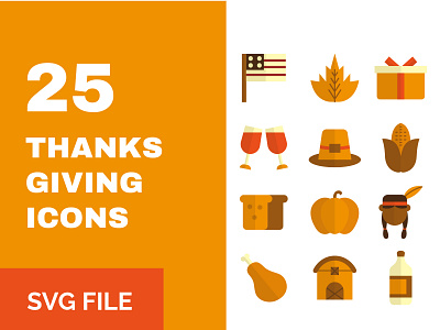 Thanks Giving Icons Pack