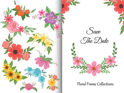Floral Vector design floral floral for wedding graphic design illustration vector