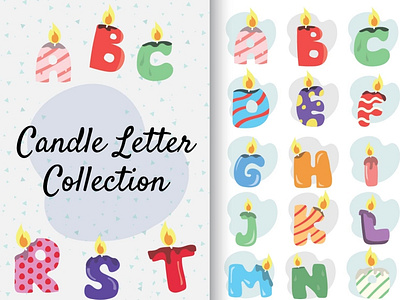 Candle letter collection