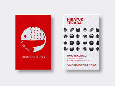 Sakura business cards