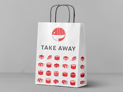 Sakura Take away bag