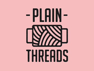 Plain Threads Logo abstract brand design identity layout logo logos mark minimalistic modern vector