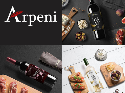 Arpeni Wine label design label packaging logo design wine label
