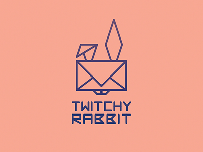 Thirtylogos 3/30 Twitchy Rabbit brading logo logo design thirtylogos thirtylogoschallenge twitchy rabbit twitchyrabbit