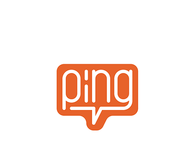 Thirtylogos 4/30 Ping branding logo logo design ping thirtylogos thirtylogoschallenge