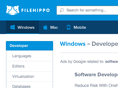 FileHippo Navigations
