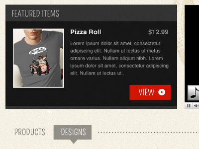 Obey the Mighty Pizza Roll application ecommerce mike web