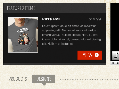 Obey the Mighty Pizza Roll mike ecommerce web application