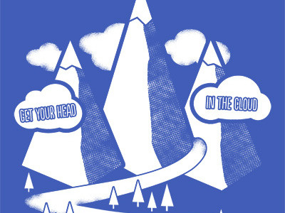 Get Your Head in the Cloud illustration mike