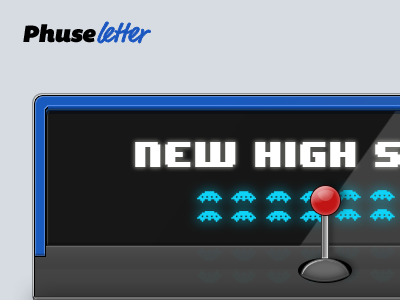 January 2013 Phuseletter game high score joystick nathan newsletter space
