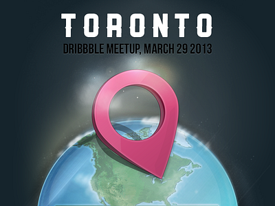 Toronto Dribbble Meetup - March 28, 2013 design icon meetup nathan toronto world