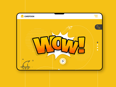 Cradtoon - Augmented Reality Website augmentedreality branding freelance design illustration interfacedesign pandacraft uiux website