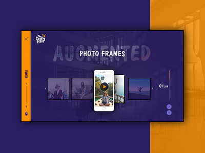 Animated Photo Frame adobexd branding cardtoon freelance designer freelancer interface pandacraft thecraftypixel uiux vector webdesign webpage