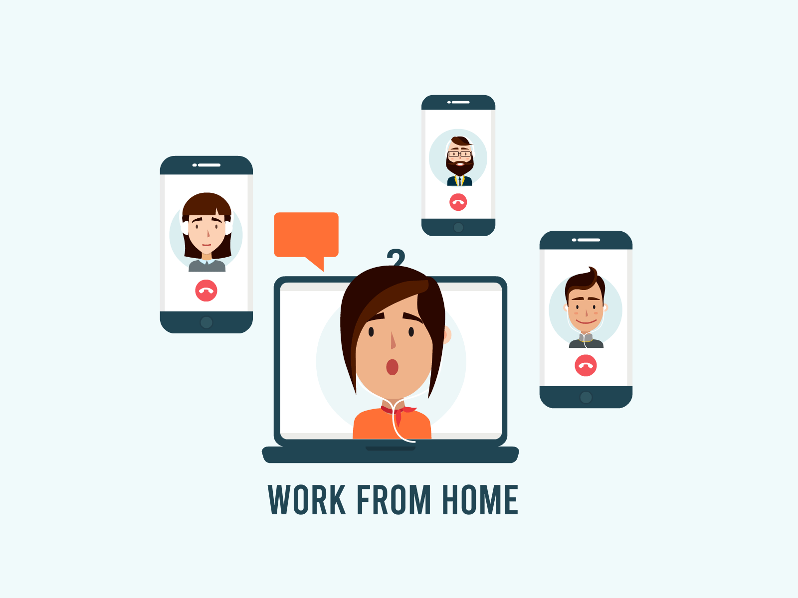 Video Call - Animated Gif by Panda Craft on Dribbble