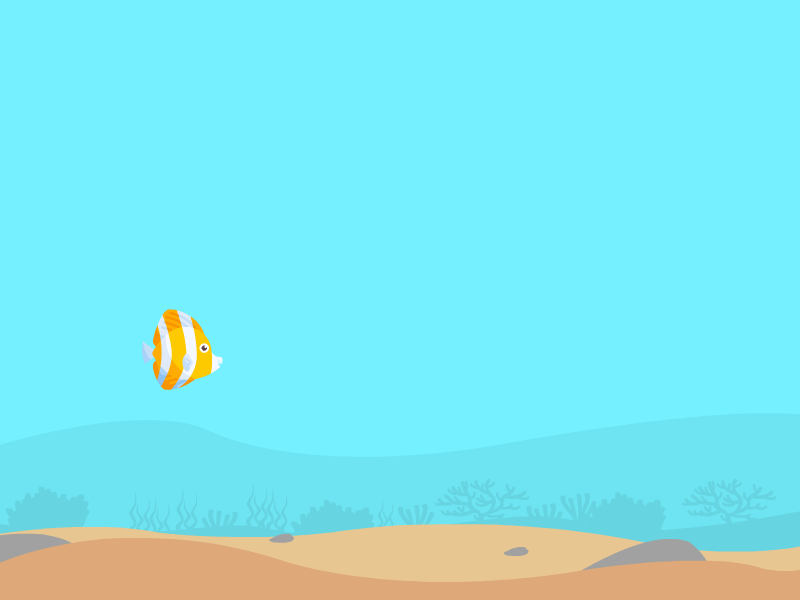 Lonely Fish - Animated Gif